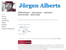 Tablet Screenshot of juergen-alberts.de
